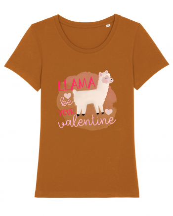 Llama Be Your Valentine Roasted Orange