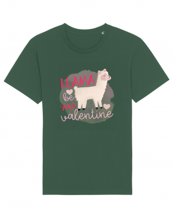 Llama Be Your Valentine Bottle Green