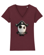 Pirat Tricou mânecă scurtă guler V Damă Evoker
