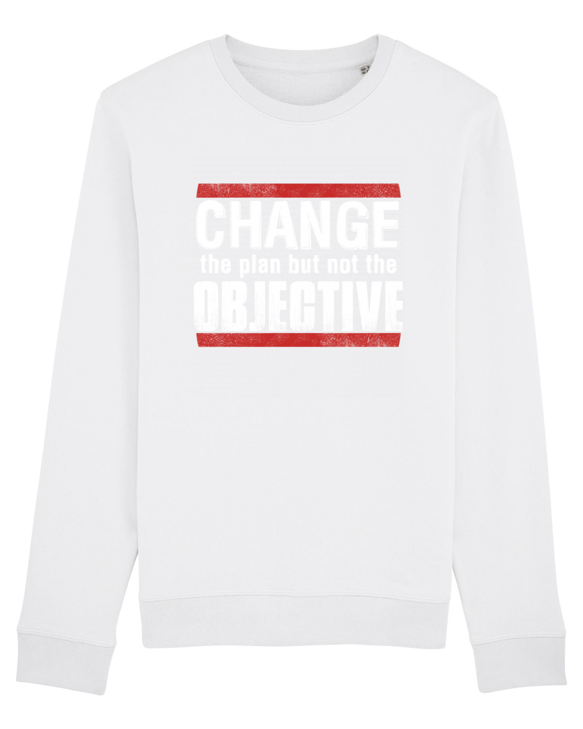Bluză mânecă lungă Unisex Rise White