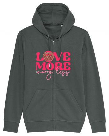 Love More Worry Less Anthracite