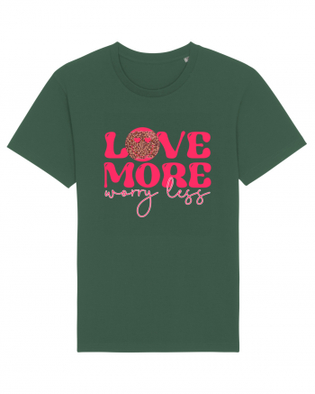 Love More Worry Less Bottle Green