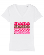 Mama Valentine Tricou mânecă scurtă guler V Damă Evoker