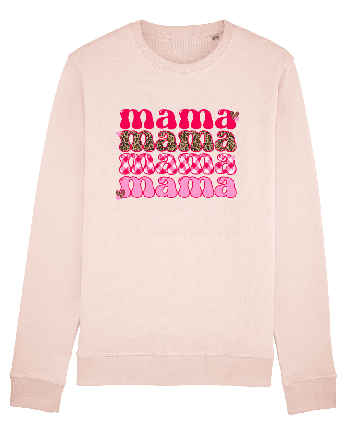 Bluză mânecă lungă Unisex Rise Candy Pink