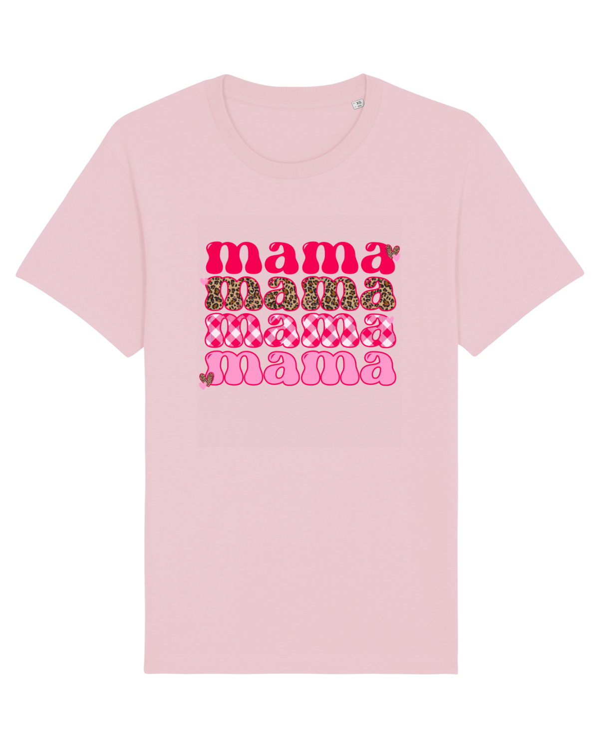 Tricou mânecă scurtă Unisex Rocker Cotton Pink