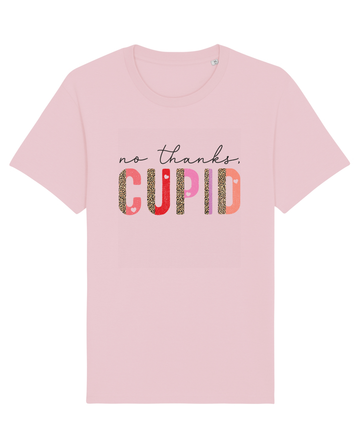 Tricou mânecă scurtă Unisex Rocker Cotton Pink