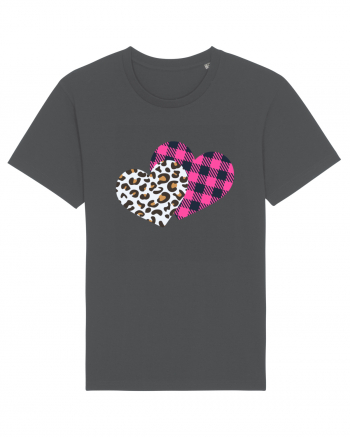 Print Hearts Anthracite