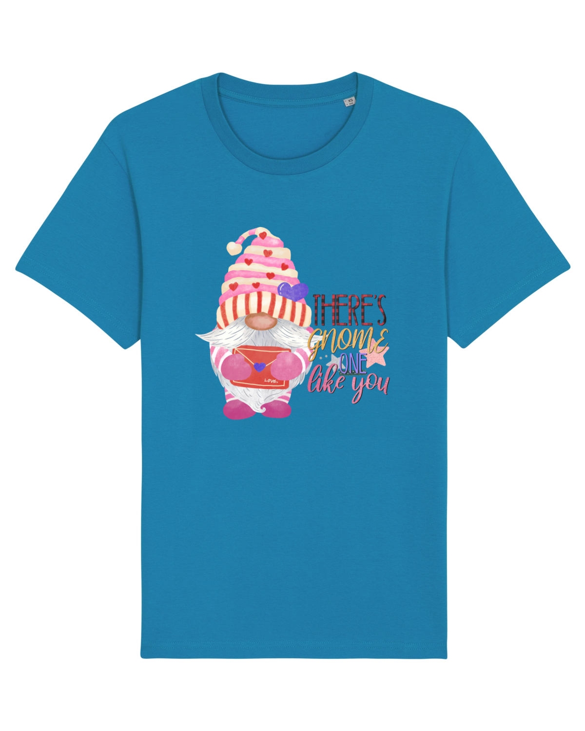 Tricou mânecă scurtă Unisex Rocker Azur