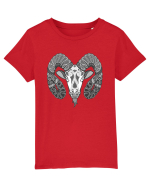 Berbec-zodiac B&W Tricou mânecă scurtă  Copii Mini Creator