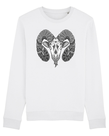 Berbec-zodiac B&W White