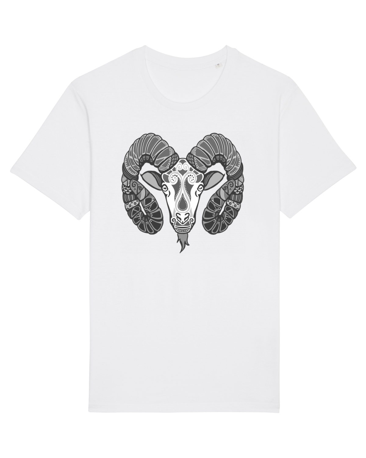 Tricou mânecă scurtă Unisex Rocker White