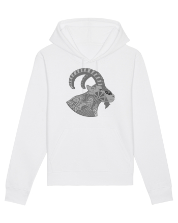 Capricorn-zodiac B&W White