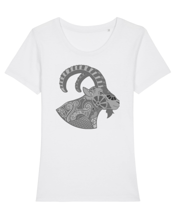 Capricorn-zodiac B&W White