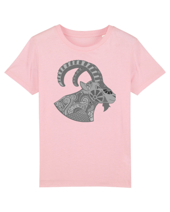Capricorn-zodiac B&W Cotton Pink