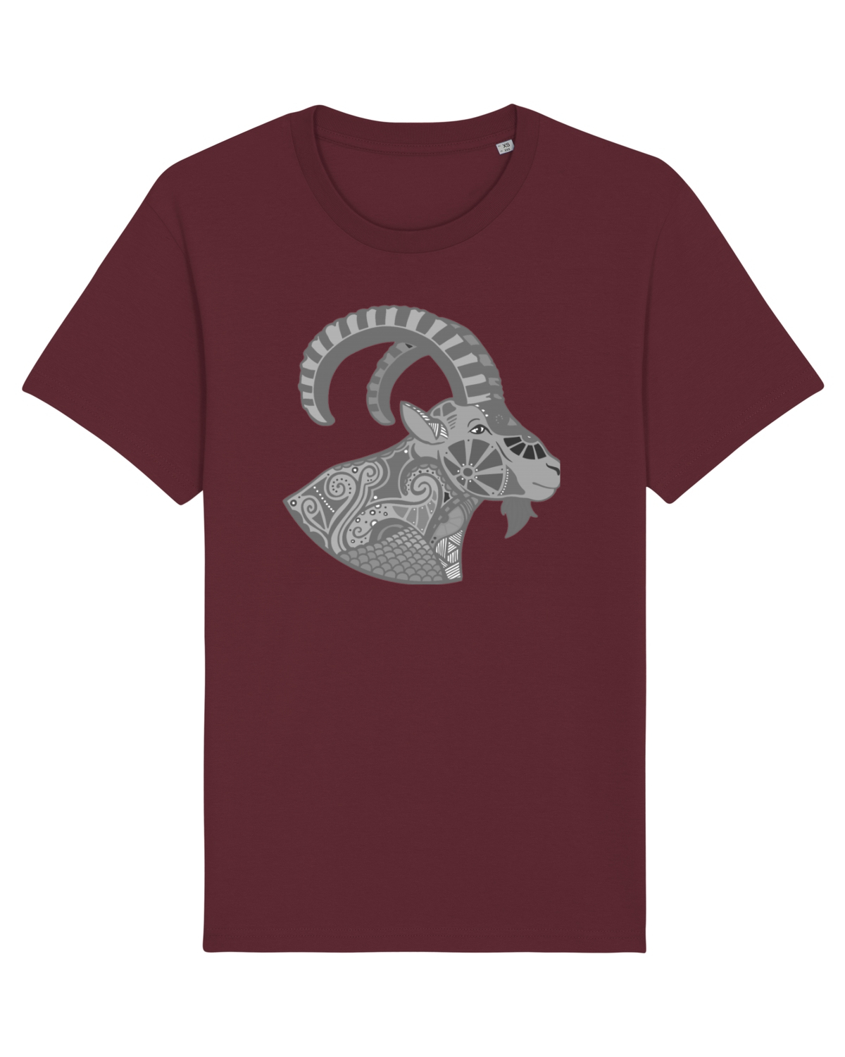 Tricou mânecă scurtă Unisex Rocker Burgundy