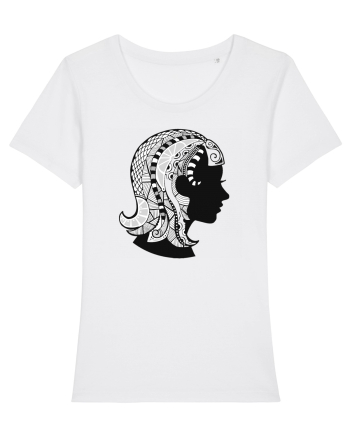 Fecioara-zodiac B&W White