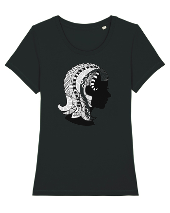 Fecioara-zodiac B&W Black