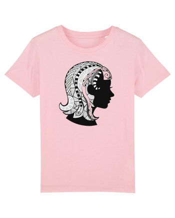 Fecioara-zodiac B&W Cotton Pink