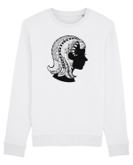 Fecioara-zodiac B&W Bluză mânecă lungă Unisex Rise
