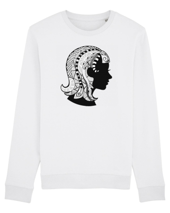 Fecioara-zodiac B&W White