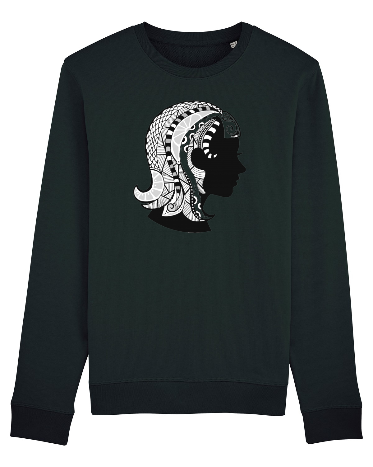 Bluză mânecă lungă Unisex Rise Black