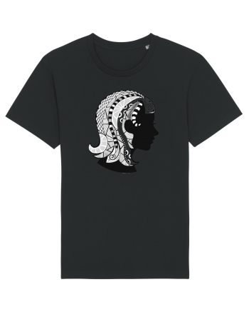 Fecioara-zodiac B&W Black
