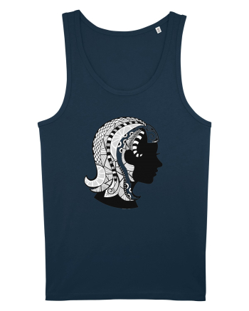 Fecioara-zodiac B&W Navy