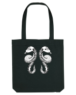Gemeni-zodiac B&W Sacoșă textilă