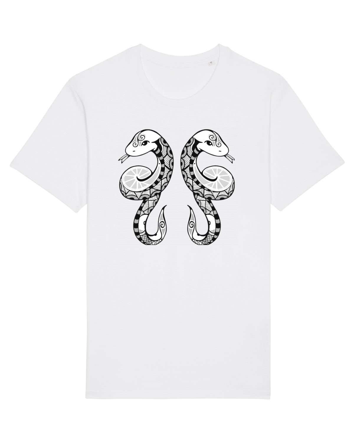 Tricou mânecă scurtă Unisex Rocker White