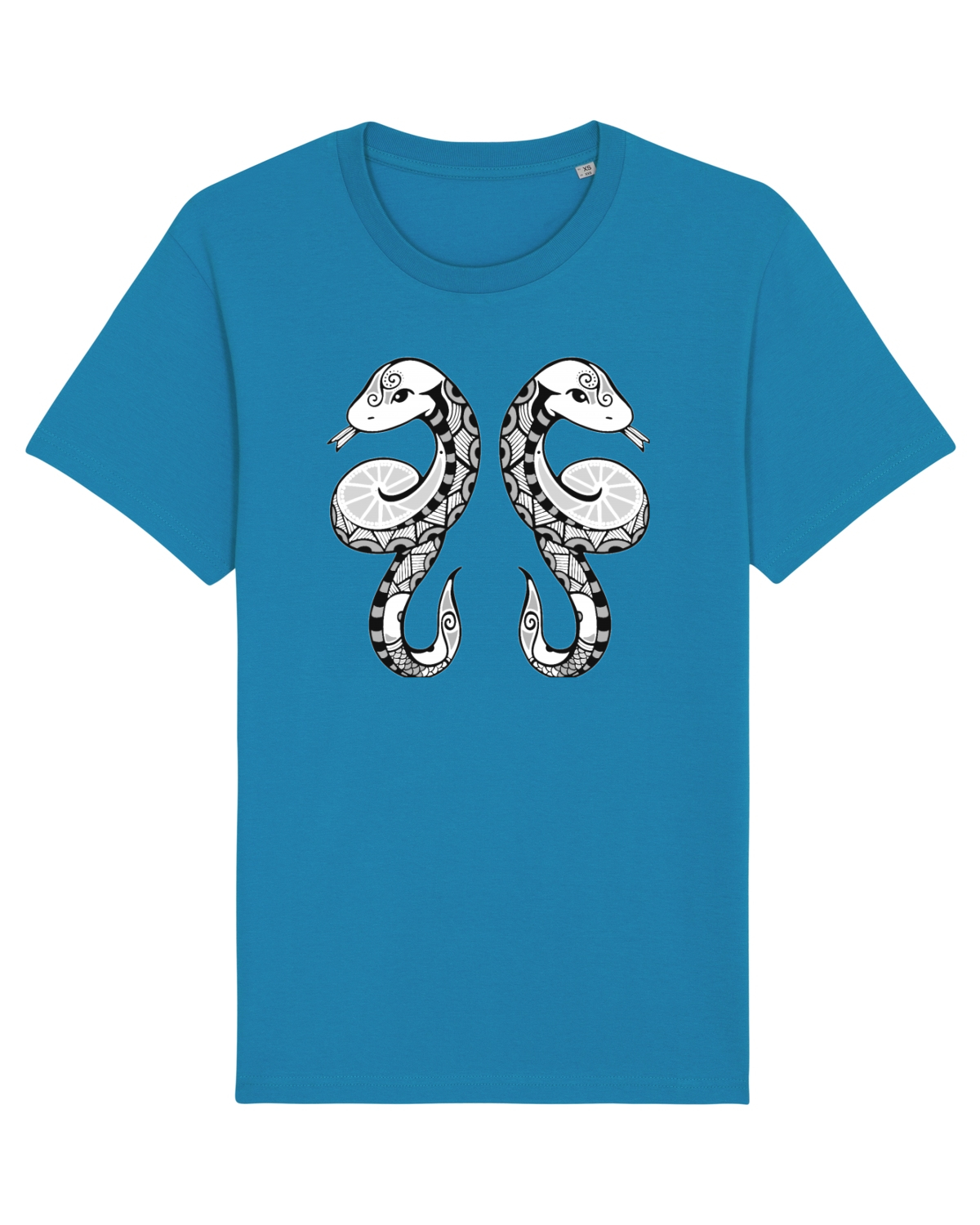 Tricou mânecă scurtă Unisex Rocker Azur