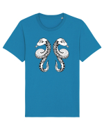 Gemeni-zodiac B&W Tricou mânecă scurtă Unisex Rocker
