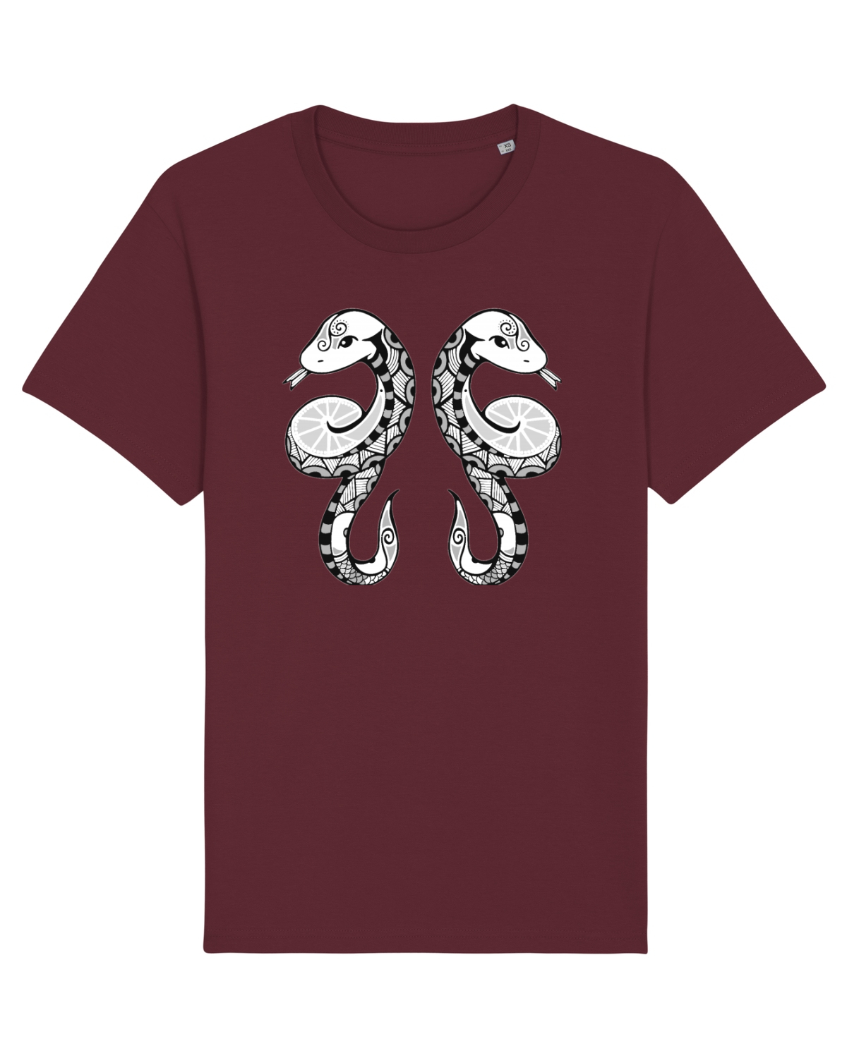 Tricou mânecă scurtă Unisex Rocker Burgundy