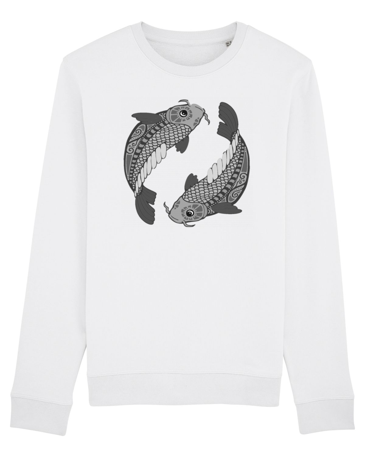 Bluză mânecă lungă Unisex Rise White