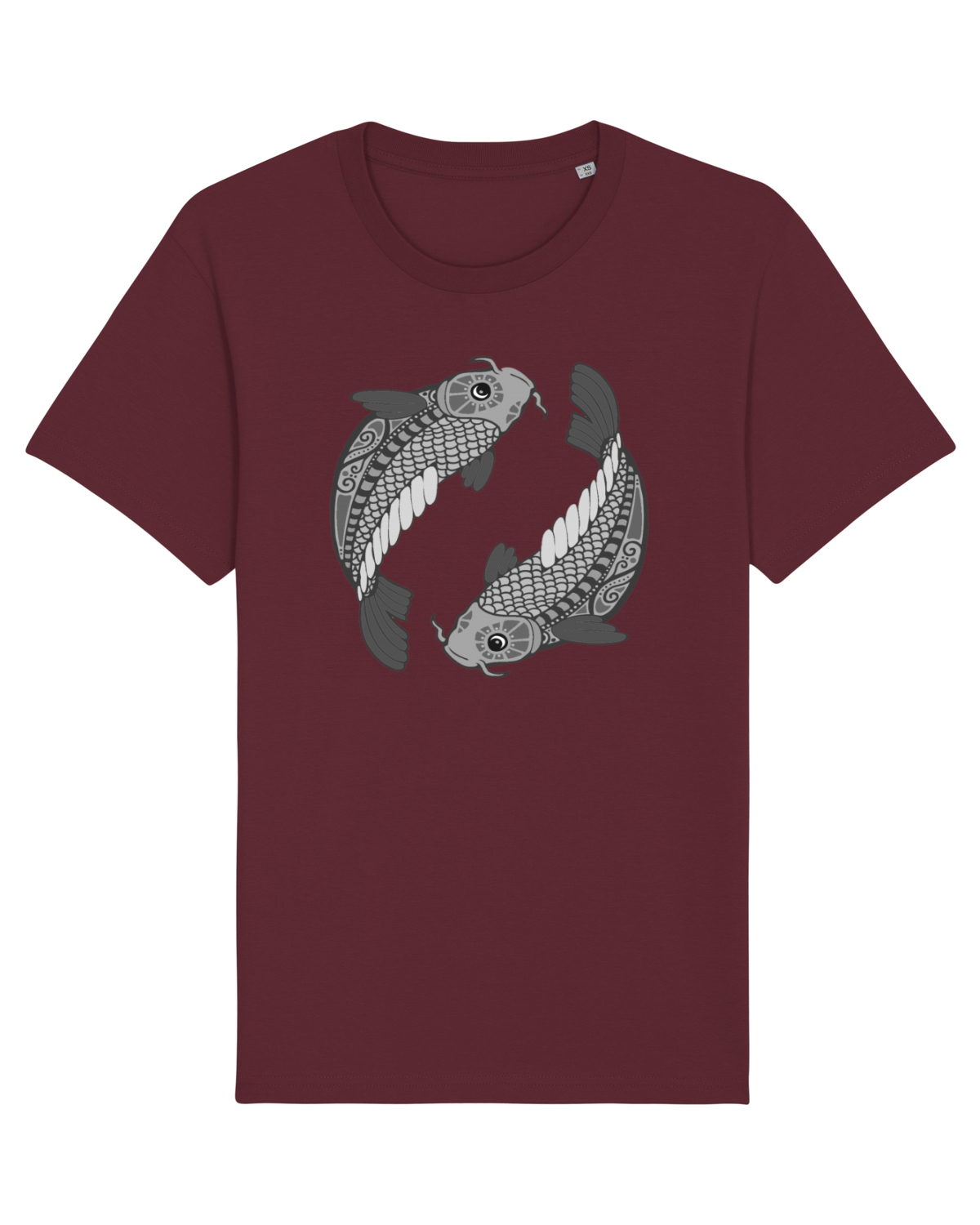 Tricou mânecă scurtă Unisex Rocker Burgundy