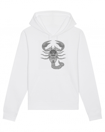 Scorpion-zodiac B&W White