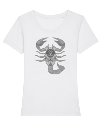 Scorpion-zodiac B&W White