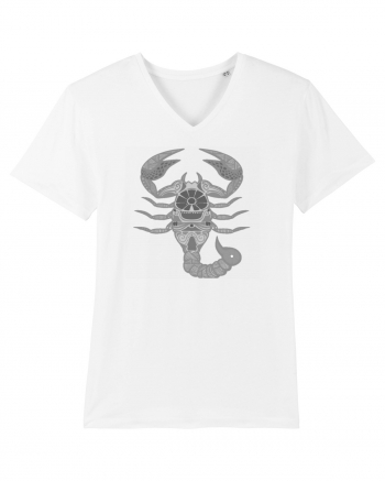 Scorpion-zodiac B&W White