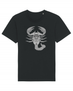Scorpion-zodiac B&W Tricou mânecă scurtă Unisex Rocker