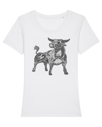 Taur-zodiac B&W White