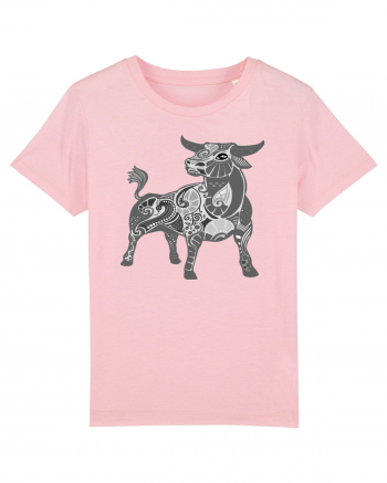 Taur-zodiac B&W Cotton Pink