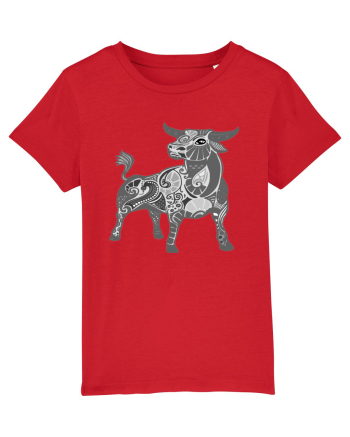 Taur-zodiac B&W Red