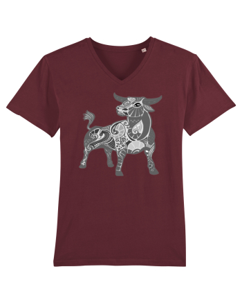 Taur-zodiac B&W Burgundy