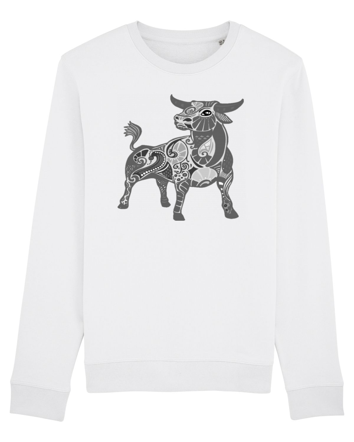 Bluză mânecă lungă Unisex Rise White