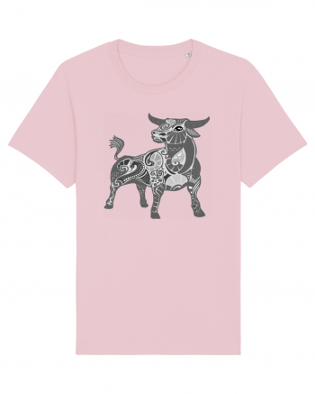 Taur-zodiac B&W Cotton Pink