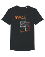 Travel Bali, Indonesia Tricou mânecă scurtă guler larg Bărbat Skater