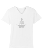 Female entrepreneur Tricou mânecă scurtă guler V Bărbat Presenter