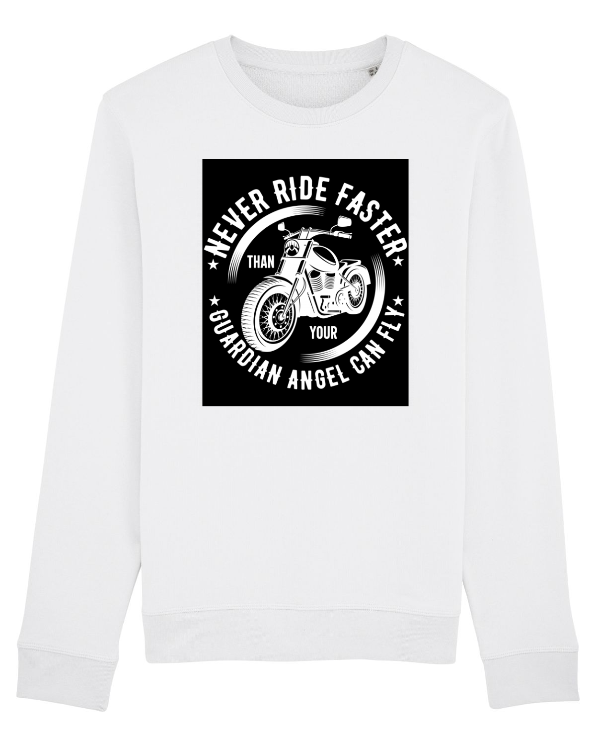 Bluză mânecă lungă Unisex Rise White