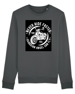Never ride faster than your  Guardian Angel can fly Bluză mânecă lungă Unisex Rise