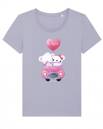 Valentine Polar Bear Love Lavender