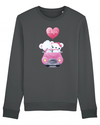 Valentine Polar Bear Love Anthracite